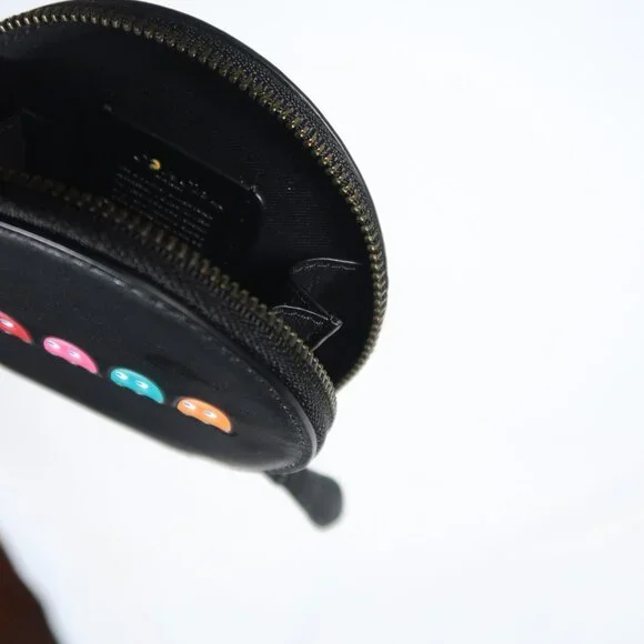 🔥 ULTRA RARE!! | Vintage Coach | cardholder / coin case | Pac Man Zip Case - Picture 3 of 5